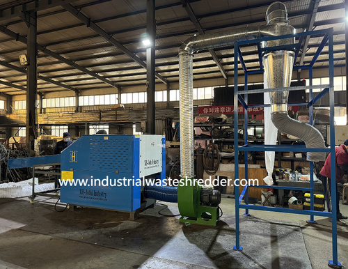 Tin tức công ty mới nhất về Thái Lan khách hàng cũ đặt hàng lặp lại, Máy nghiền phim nhựa hạng nặng tùy chỉnh, Máy nghiền PP PE monofillament, Máy nghiền túi xách
