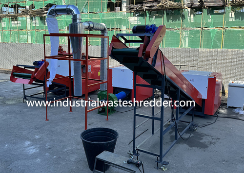 Tin tức công ty mới nhất về Máy nghiền lưới bảo vệ HDPE 1200F, Máy cắt lưới cá, Máy cắt trước lưới