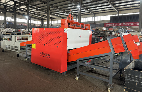 Tin tức công ty mới nhất về Máy cắt rafia PP dễ ăn và hiệu quả làm việc cao,PP túi lớn pre shredder với máy dò kim loại