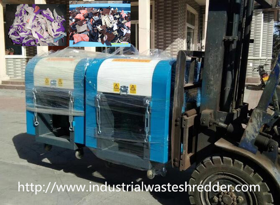 Giá tốt. Máy phế liệu vải công nghiệp Máy hủy tài liệu 450 - 750 Kg / H Công suất trực tuyến