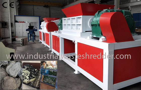 Giá tốt. Chất thải nhựa công nghiệp Máy hủy tài liệu trục kép Tiêu thụ năng lượng thấp trực tuyến
