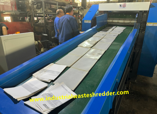 Giá tốt. 1600B Paper Book Waste Shredder Cardboard Carton Crusher Với Máy cắt lưỡi dao quay hiệu quả trực tuyến