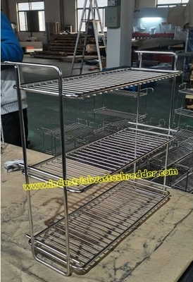 Giá tốt. 316 Stainless Steel Thiết bị y tế khung xe tải vận chuyển tùy chỉnh OEM thép không gỉ kệ cho bệnh viện trực tuyến