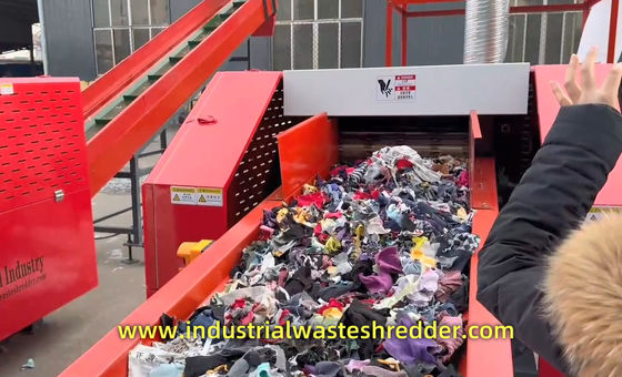 Giá tốt. Phân hủy vải máy nghiền quần áo vải không dệt thô máy nghiền tiết kiệm năng lượng lưỡi quay máy cắt trực tuyến