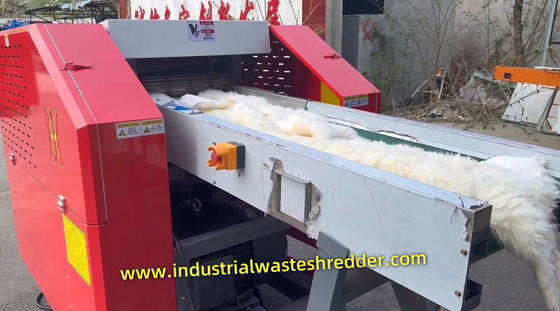 Giá tốt. Máy cắt lông da loại bỏ 22KW cắt động cơ 8P khô động vật cừu len máy nghiền cho viên trực tuyến