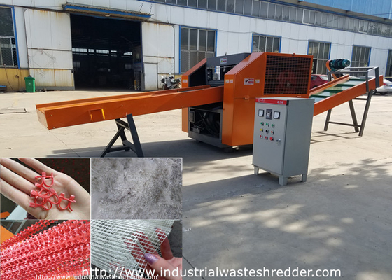 Giá tốt. Sợi thủy tinh Lưới vải Shredder Máy cách nhiệt chống thấm lưới vải máy nghiền trực tuyến