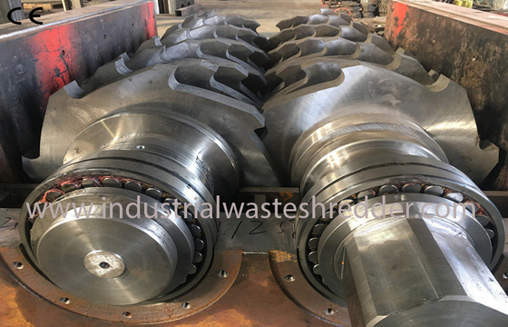 Giá tốt. Phế liệu phế liệu Máy hủy tài liệu kim loại Lưỡi trục thép đôi cho phoi kim loại trực tuyến