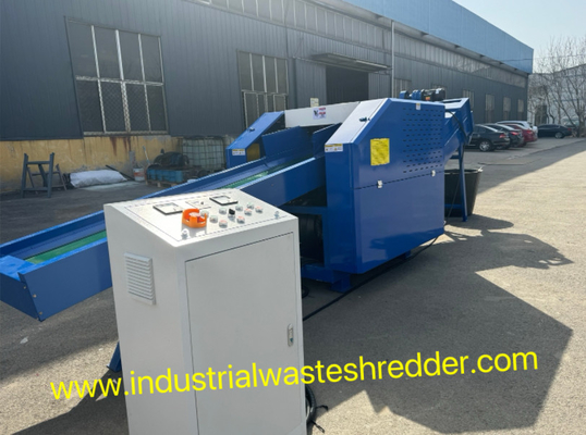 Máy nghiền mảnh thảm dệt may cho mảnh vinyl dễ ăn mảnh da tổng hợp Shredder