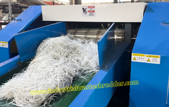 Giá tốt. Máy xé nhựa đơn sợi PP, Máy xé nhựa thải hiệu quả cao, Tiết kiệm năng lượng, Máy xé nhựa PP Raffia, Máy xé dây thừng PP với máy vận chuyển Input & Out, Blade chống mòn trực tuyến