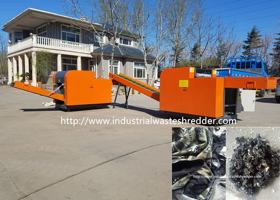 Giá tốt. Quần áo cũ Rag Máy cắt Quần jean Dệt vải Shredder Xoay xoắn trực tuyến