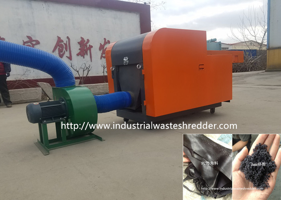 Giá tốt. PU tái chế Rag Máy cắt da nhân tạo Máy nghiền lông động vật trực tuyến